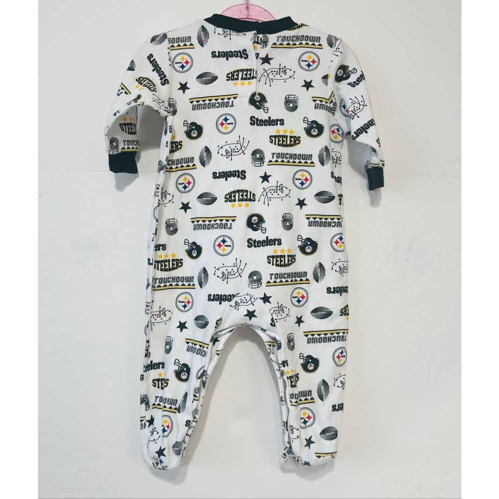 Team Apparel Pittsburgh Steelers Boys Romper   Size 3-6 Months